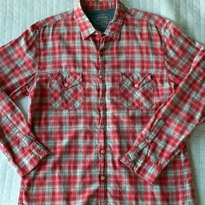 ⚡3/25$ J. Crew Madras button down plaid